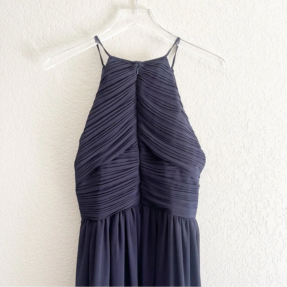 ANTHROPOLOGIE BHLDN Madrie Maxi Dress in Midnight Size 12 - Picture 12 of 15